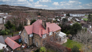 Re-roofing in Rosemary clay tiles